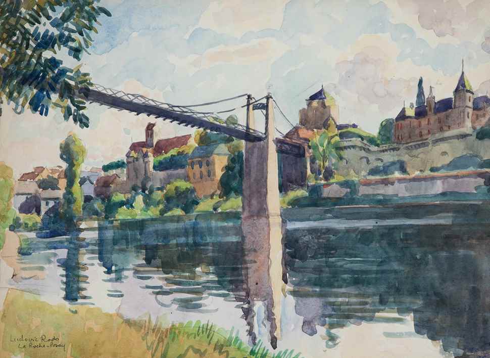 La Roche Posay - Ludovic-Rodo Pissarro (1878 - 1952)